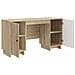 Scrivania Rovere Sonoma Legno ingegnerizzato 142,5 x 50 x 75 cm - Foto miniatura 3