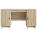 Scrivania Rovere Sonoma Legno ingegnerizzato 142,5 x 50 x 75 cm - Foto miniatura 4