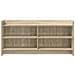 Mobile TV 100 x 33 x 47 cm Rovere Sonoma Legno ingegnerizzato - Foto miniatura 3