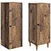 Set di armadi 2 pcs Legno antico Legno ingegnerizzato - Foto miniatura 3