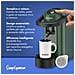 Simplymoon Macchina da Caffè a Cialde ESE 44mm - Multifunzione per Espresso, Infusi e Bevande Calde, Pressione 15 bar, Serbatoio 0.9L - Verde - Foto miniatura 3