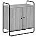 Credenza Sonoma grigio 68 x 35 x 75 cm Legno ingegnerizzato - Foto miniatura 1