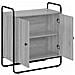 Credenza Sonoma grigio 68 x 35 x 75 cm Legno ingegnerizzato - Foto miniatura 2