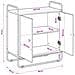 Credenza Sonoma grigio 68 x 35 x 75 cm Legno ingegnerizzato - Foto miniatura 8