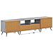 Mobile TV LED a 5 pezzi Sonoma grigio Legno ingegnerizzato - Foto miniatura 7