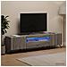 Mobile TV LED a 5 pezzi Sonoma grigio Legno ingegnerizzato - Foto miniatura 8
