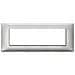 Placca 7 Moduli Argento Metallizzato Plana - Foto miniatura 2