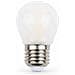 Lampadine Led E27 4w G45 Filamento Smd Miniglobo Frost Luce Fredda 6000k Vt-1974 4497 - Foto miniatura 3