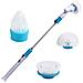 Spazzola Elettrica Rotante Hurricane Spin Scrubber Con 3 Spazzole E Asta Componibile - Foto miniatura 1