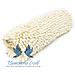 Tappeto Bagno Retro Gommato Antiscivolo Lavorazione Shaggy Modello Passatello 50x80 Cream - Foto miniatura 8