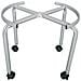 Supporto Con Ruote X Contenitore Olio Lt. 25 30 50 Piede Fusto Botte Carrello - Foto miniatura 1