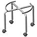 Supporto Con Ruote X Contenitore Olio Lt. 25 30 50 Piede Fusto Botte Carrello - Foto miniatura 2