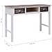 Scrivania Marrone 110x45x76 Cm In Legno - Foto miniatura 6