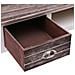 Scrivania Marrone 110x45x76 Cm In Legno - Foto miniatura 7