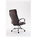 Sedia Ufficio Vaud XL in Similpelle I Poltrona Ergonomica Girevole con Alto Schienale E Braccioli I Poltrona Studio Portata Max 140 kg Marrone - Foto miniatura 4