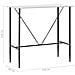 Tavolo Da Bar Bianco 120x60x110 Cm In Mdf - Foto miniatura 6