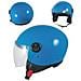 Backline Casco Jet Visiera Antigraffio Blu Ece 22-05 Taglia M - Foto miniatura 1