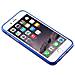 Custodia Compatibile Con Apple Iphone 6 Plus / Iphone 6s Plus In Blu - Coperchio Protettivo In Silicone Tpu Flessibile Con Design Spazzolato - Foto miniatura 6