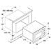 Forno Microonde da Incasso MIC 201 EX con Capacità 17 Litri Potenza 1000 Watt Colore Argento - Foto miniatura 3