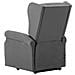 Poltrona Alzapersona Massaggiante Grigio Chiaro Tessuto - Foto miniatura 6