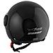 Scooter Moto Casco Jet Demi Omologato Ece 22-05 Visiera Avio Nero S - Foto miniatura 2