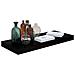 Scaffali A Parete 2 Pz Nero Lucido 60x23,5x3,8 Cm In Mdf - Foto miniatura 3