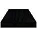 Scaffali A Parete 2 Pz Nero Lucido 60x23,5x3,8 Cm In Mdf - Foto miniatura 6