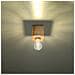 Downlight Da Superficie Flush Light In Legno Naturale E27 - Foto miniatura 9