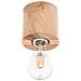 Downlight Da Superficie Flush Light In Legno Naturale E27 - Foto miniatura 1
