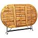 Tavolo da Giardino 160x85x74 cm Legno Massello di Acacia Ovale - Foto miniatura 2