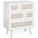 Cassettiera 5 Cassetti Montiel Stile Rustico Bianco Antico 72.5h Cm - Foto miniatura 1