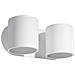 Applique Da Parete In Alluminio Orbis 2 Sollux Bianco 100x120x260 Mm Alluminio - Foto miniatura 5