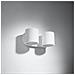 Applique Da Parete In Alluminio Orbis 2 Sollux Bianco 100x120x260 Mm Alluminio - Foto miniatura 9