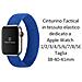 Cinturino M 755 Originale Braided String Per Apple Watch 1-2-3-4-5-6-7-se 38 40 41mm Blu - Foto miniatura 2
