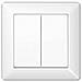 As 590-5 Ww Duroplast Bianco Interruttore Della Luce - Foto miniatura 1