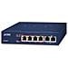 FSD-604HP switch di rete Non gestito Fast Ethernet (10/100) Supporto Power over Ethernet (PoE) Blu - Foto miniatura 1