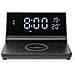 Sveglia 3 In 1 Con Caricatore Wireless Qi Da 15w E Funzione Snooze, Nero - Foto miniatura 2