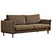 Divano Abra Marrone Chiaro 3 Posti Funzione Letto - Foto miniatura 2