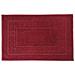 Tappeto Bagno Doccia Spugna Tinta Unita Torino Tappetino Super Assorbente In Cotone Pelo Corto Con Greca 60x120 Bordeaux - Foto miniatura 1
