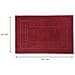 Tappeto Bagno Doccia Spugna Tinta Unita Torino Tappetino Super Assorbente In Cotone Pelo Corto Con Greca 60x120 Bordeaux - Foto miniatura 5