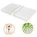Cuscino Extra Piatto per chi Dorme sulla Pancia 58x38x7 Cm in Memory Foam Tessuto In Bamb? Anti-acari Colore Bianco - Foto miniatura 2