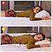 Cuscino Extra Piatto per chi Dorme sulla Pancia 58x38x7 Cm in Memory Foam Tessuto In Bamb? Anti-acari Colore Bianco - Foto miniatura 4