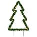 Decorazione Luminosa Natalizia Con Picchetti Albero 80led 60cm - Foto miniatura 1