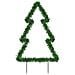 Decorazione Luminosa Natalizia Con Picchetti Albero 80led 60cm - Foto miniatura 4