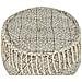Pouf Sonati Cotone Beige - Foto miniatura 4