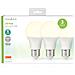 Confezione Da 3 Lampadine Led 8 W E27 A60 806 Lm 2700 K Stile Retrò Smerigliato, Bianco - Foto miniatura 3