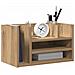 Organizzatore scrivania Rovere Artigianale 44.5x24x25 cm Legno ingegnerizzato - Foto miniatura 3