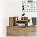 Organizzatore scrivania Rovere Artigianale 44.5x24x25 cm Legno ingegnerizzato - Foto miniatura 4