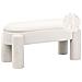 Cassapanca Oakley Bouclé Bianco Sporco - Foto miniatura 2