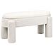 Cassapanca Oakley Bouclé Bianco Sporco - Foto miniatura 4